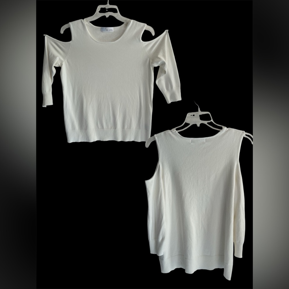 Time and Tru bare shoulder sweater